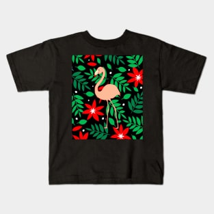 Tropical Flamingo Lovers Kids T-Shirt